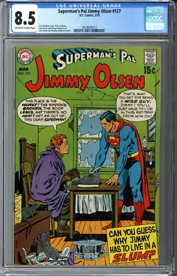 Buy Superman's Pal Jimmy Olsen #127 CGC 8.5 • 68.74£