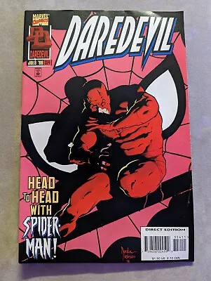Buy Daredevil #354, Marvel Comics, 1996, 1st Meeting Spiderman, Ben Reilly Daredevil • 30.99£