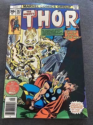 Buy Marvel Comics Thor #263! Bronze Age “But One Shall Save Him!” • 5.55£