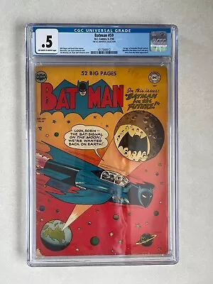 Buy Batman #59 CGC .5 OW/W Complete! DC Universe 1950 1st Deadshot Suicide Squad HTF • 1,106.85£