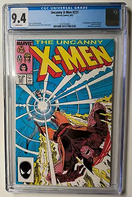 Buy X-men #221 Cgc 9.4 White Pages   1st Appearance Mister Sinister Marvel 1987 • 72.28£