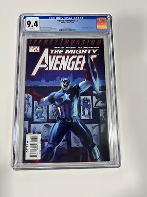 Buy Mighty Avengers 13 Cgc 9.4 White Pages Marvel 2008 • 36.95£