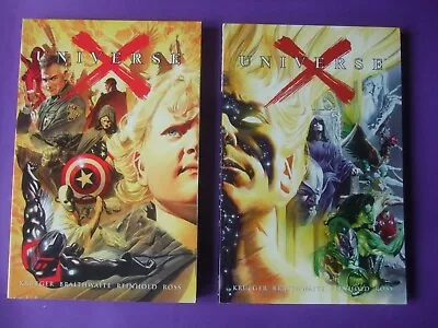 Buy Universe X: Vol 1 & 2  By Jim Krueger, Doug Breathwaite, Alex Ross, 2002, Marvel • 30£