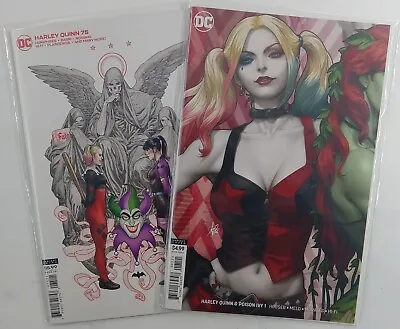 Buy Harley Quinn & Poison Ivy #1 Artgerm Variant NM & Harley Quinn #75 Cho Variant  • 15.93£