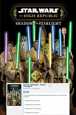 Buy Star Wars The High Republic 🔥 Shadows Of Starlight 1 🔥 Nm 🔥 2023 🔥 • 4.74£