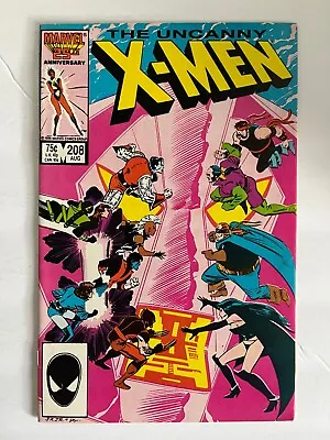 Buy The Uncanny X-Men #208 Marvel Comics 1986 VF • 3.15£