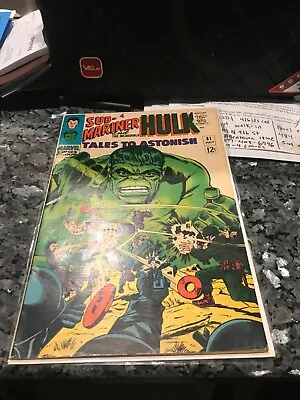 Buy Tales To Astonish 81 Silver Age Hulk And Sub Mariner  • 59.30£
