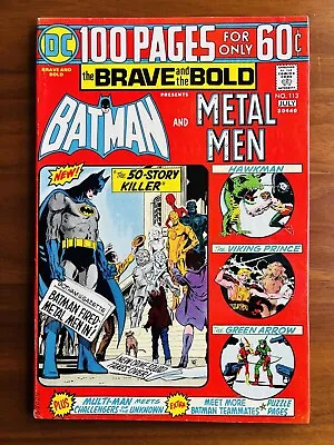 Buy Brave And The Bold 113 9.0-9.2 NM- Batman Metal Men DC Comics • 41.89£