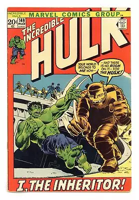 Buy Incredible Hulk #149 FN- 5.5 1972 • 15.19£