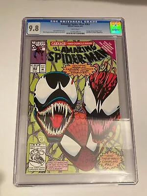 Buy Amazing Spiderman 363 (1992) - Marvel Comics Key 3rd Carnage - CGC 9.8 NM • 85£