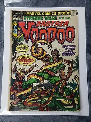Buy Strange Tales #170 Ft Brother Voodoo Marvel Comics 1973 Low Grade • 20.11£