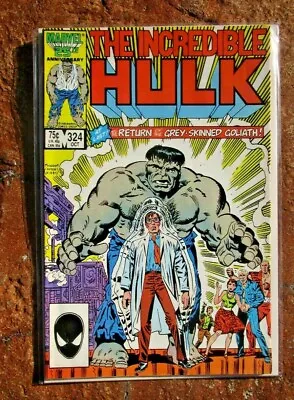 Buy Incredible Hulk #324 Marvel 1986 The RETURN OF THE GREY-SKINNED HULK • 27.71£