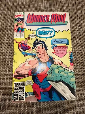 Buy Wonder Man #3 (1991)First Appearance: Spider, Gamma-Burn 🔑 • 4£