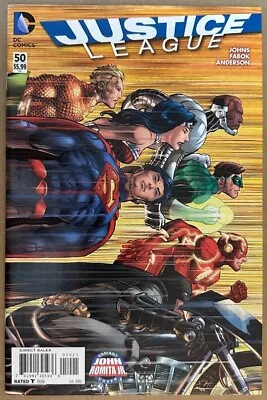 Buy Justice League #50 - John Romita Jr. Variant - First Print - Dc 2016 • 7.95£