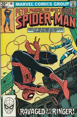 Buy Spectacular Spider-Man (1976) #  58 UK Price (6.0-FN) The Ringer 1981 • 5.40£