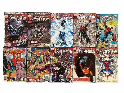 Buy Marvel Mixed Lot The Astonishing Spider-Man Job Lot X 10 Comic Books • 14.99£
