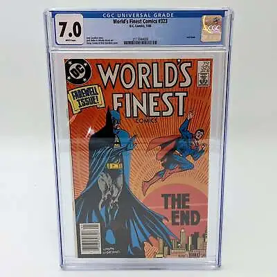 Buy World's Finest Comics (Vol 1) #323 - CGC 7.0 (DC, 1986) - Final Issue • 45.03£