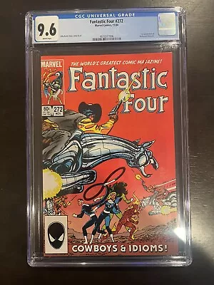 Buy Fantastic Four 272 CGC 9.6 1st Franklin Richard’s Marvel Comics 1984 • 67.20£