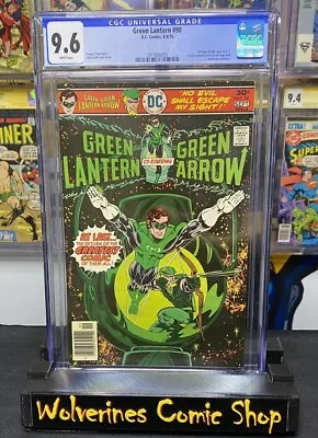 Buy Green Lantern # 90 Newsstand CGC 9.6  Green Arrow Team-up Series Returns 1976 • 147.20£