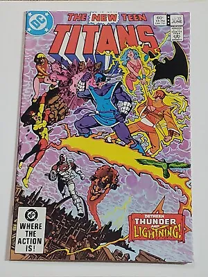 Buy New Teen Titans #32 1982 M-GM 1st App Origin THUNDER & Lightning  • 16.07£