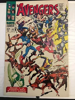 Buy Marvel The Avengers No 44  US Comic  Silver Age  12 Cents  1960's • 45£