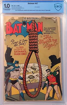 Buy 1951 Batman 67 CBCS 1.0 Joker Appearance. Not CGC. • 154.03£