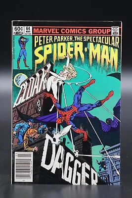 Buy Spectacular Spider-Man (1976) #64 Newsstand Ed Hannigan 1st Cloak & Dagger FN • 27.60£