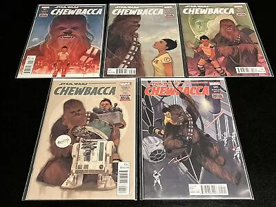 Buy Star Wars Chewbacca #1 2 3 4 5 Set Marvel 1st Prints Bagged & Boarded • 14.99£