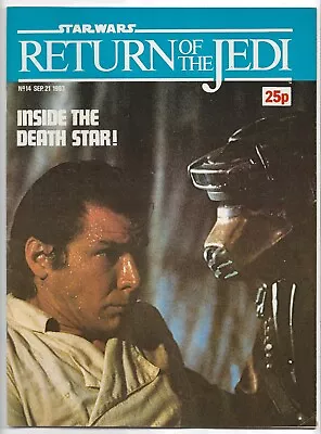 Buy Star Wars Return Of The Jedi #14 Weekly VG (1983) Marvel Comics UK • 2.75£