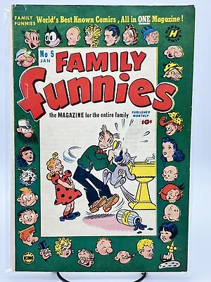 Buy Family Funnies #5 Jan Vol. 1 1951 Harvey King Comics Vintage Popeye Fatso Daisy • 37.14£