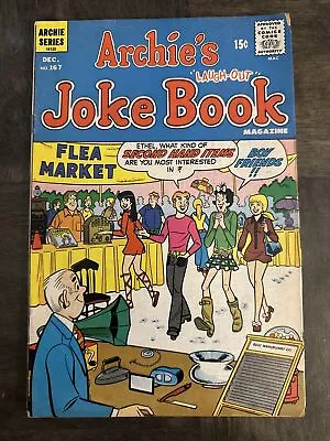 Buy 1971 Archie Series Humor Romance Comic Book Archie's Joke Book 167 Boyfriends • 5.23£