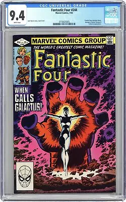 Buy Fantastic Four #244 CGC 9.4 1982 3776825005 • 110.69£