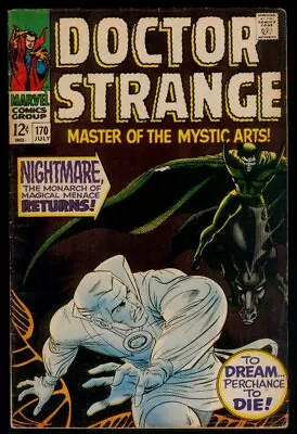 Buy Marvel Comics DOCTOR STRANGE #170 Nightmare FN- 5.5 • 23.68£
