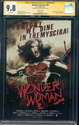 Buy Wonder Woman 40 CGC SS 9.8 Sienkiewicz 300 Movie Poster Variant 5/15 • 237.08£