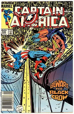 Buy Captain America (1968) #292 VF+ 8.5 First Appearance Of Black Crow • 7.88£