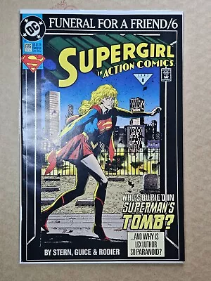 Buy Supergirl In Action Comics #686 ~ Funeral For A Friend 6 DC COMICS Superman 1993 • 2.40£