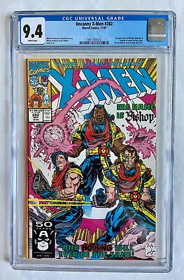 Buy Uncanny X-men #282 Cgc 9.4 Wp  1st Appearance Bishop Marvel Comics 1991 • 40.15£