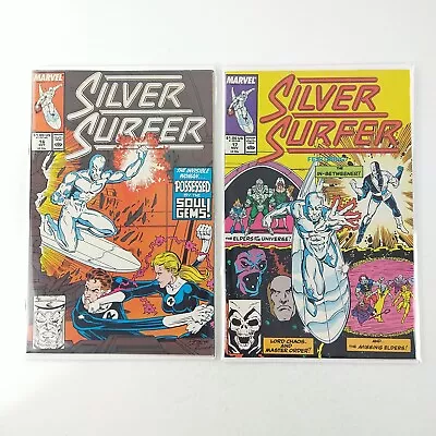 Buy Silver Surfer #16 #17 Lot (1988 Marvel Comics) • 3.96£