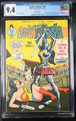 Buy Wonder Woman #204 CGC 9.4 Brazilian Ed-1974-First Appearance Of NUBIA-4376331001 • 846.74£