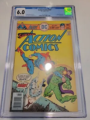 Buy Action Comics #459 1976 CGC 6.0 Superman NEWSSTAND Bronze Age FLASH SALE!! • 52.99£