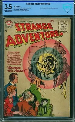 Buy Strange Adventures #60 CBCS 3.5 CR/OW 1955 DC Napolean, Cleopatra, Columbus App • 63.24£