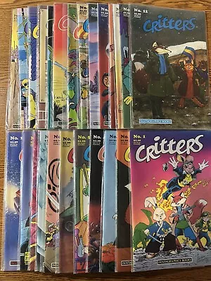 Buy Critters #1-27 Complete Lot Run Set Fantagraphics Usagi Yojimbo 1986 Fine-NM • 159.83£