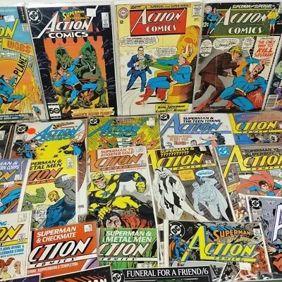Buy Action Comics 312 376 478 487 587-599 + DC Superman Silver Bronze Copper Lot 1 • 43.61£