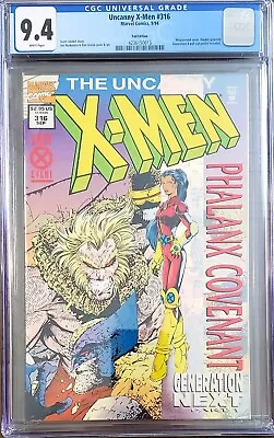 Buy Uncanny X-Men #316 CGC 9.4 Foil Edition Marvel Comics • 27.98£