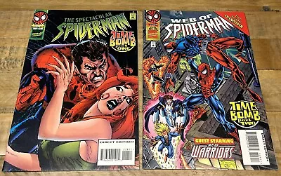 Buy Clone Saga 1994 2/2 Parter Spider-Man Web Of # 129 Spectacular # 228 Time Bomb • 1.99£