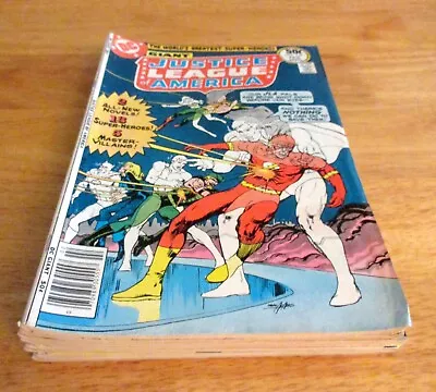 Buy Lot Of *10* Giant JUSTICE LEAGUE OF AMERICA (1977-78): ≈ #139-161 **Adams!** • 42.39£