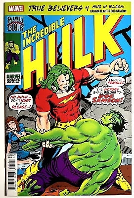 Buy Incredible Hulk 141 Reprint True Believers 1 Doc Samson Gamma Flight Near Mint • 15.80£
