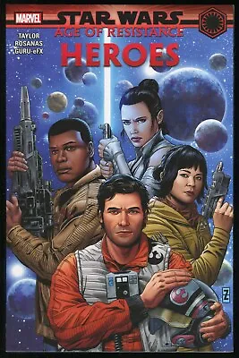Buy Star Wars Age Of Resistance Heroes Trade Paperback TPB Finn Poe Dameron Rose 1st • 23.99£