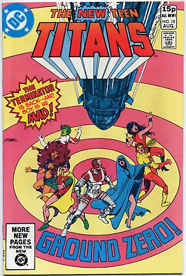 Buy New Teen Titans #10 (dc 1981) Near Mint First Print White Pages • 12.95£