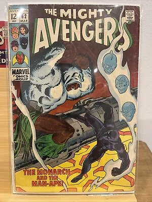 Buy The Avengers #62 - 1st App Of M’Baku 🔥marvel Comic ! 🔥🔥 • 45£